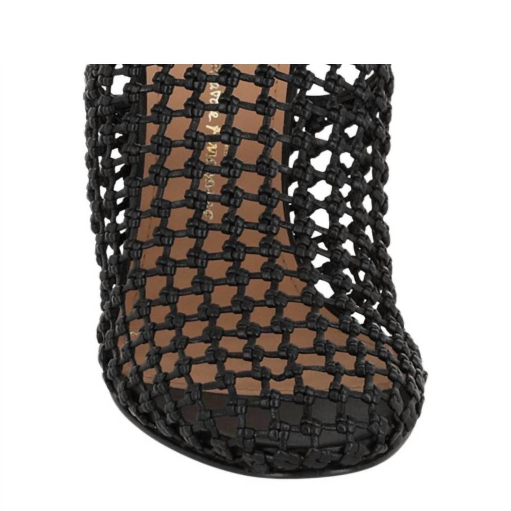 NEW SALVATORE FERRAGAMO women's ellas x5 caged mules in black - Picture 3 of 4
